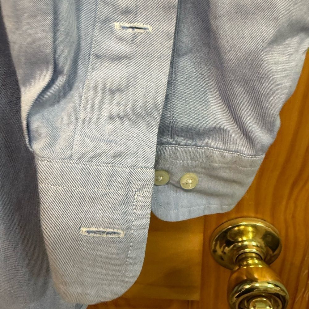 Polo by Ralph Lauren Blue Casual Button Down Shirt size 16 32/33 - Picture 2 of 9